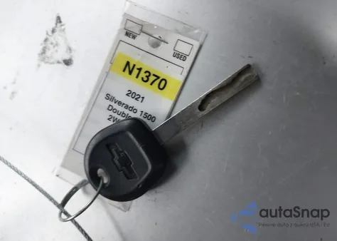 2021 Chevrolet Silverado 1500 2Wd Double Cab Standard Bed Wt из США, поврежденный, VIN 1GCRWAEH4MZ202125